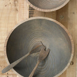 Farmhouse Pottery Home Kitchen Serving 17" Crafted Wooden Bowl