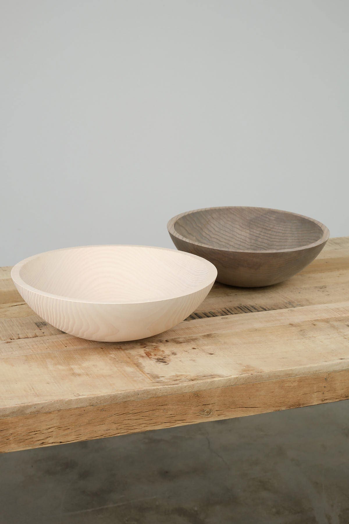 Farmhouse Pottery Home Kitchen Serving 17" Crafted Wooden Bowl