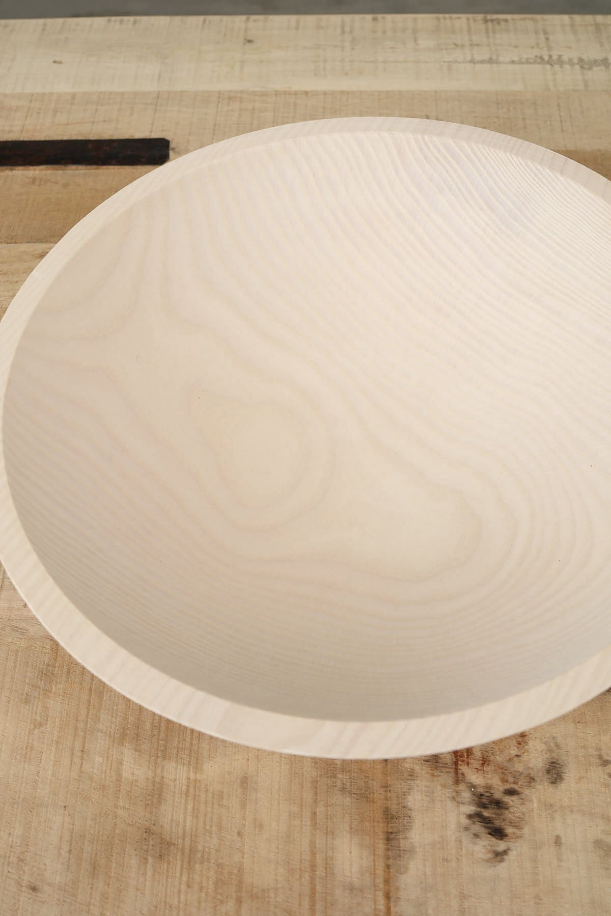 Farmhouse Pottery Home Kitchen Serving 17" Crafted Wooden Bowl