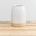 Farmhouse Pottery Home Vessels Large Beehive Crock Stoneware