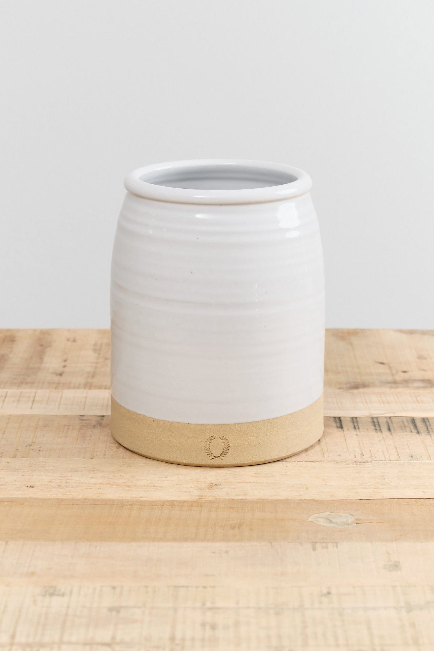 Farmhouse Pottery Home Vessels Medium Beehive Crock Stoneware