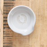 Farmhouse Pottery Home Kitchen Serving Laurel Spoon Rest Stoneware