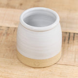Farmhouse Pottery Home Kitchen Serving Mini Beehive Crock Stoneware