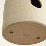 Farmhouse Pottery Home Objects Fieldstone Hanging Bird Shelter Stoneware / 5.25 D X 7.25 H