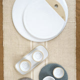 Farmhouse Pottery Home Kitchen Serving Large Round Cheese Stone