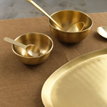 Fog Linen Work Home Kitchen Serving Large Brass Bowl Brass / 5.5" Dia X 2.5" H