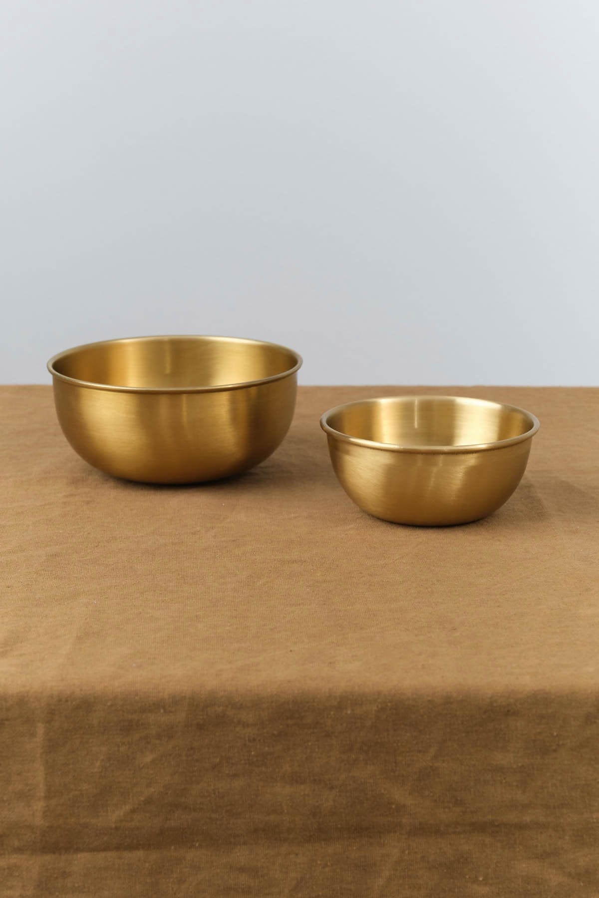 Fog Linen Work Home Kitchen Serving Large Brass Bowl Brass / 5.5" Dia X 2.5" H