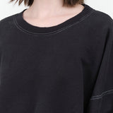 Rachel Comey Apparel Womens Blouses Fonder Sweatshirt in Charcoal Charcoal / XS/S