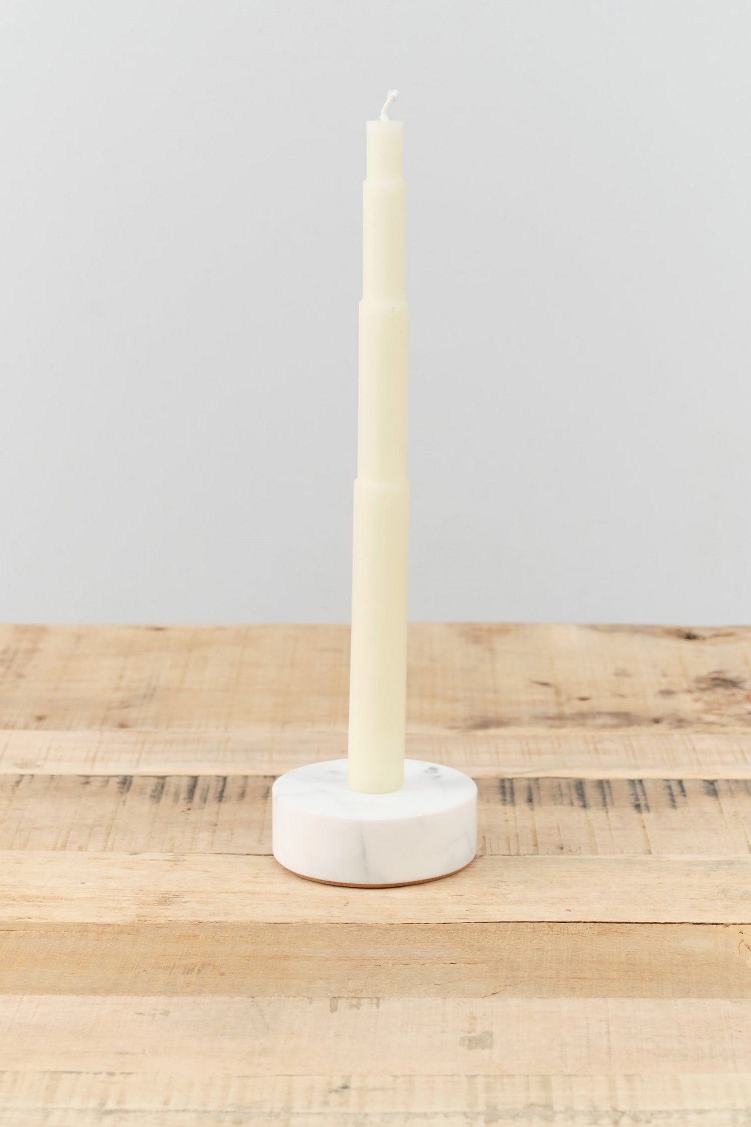Fort Standard Home Candle Holders Circle Marble Candle Holder White Carrara / 3.5" Dia X 1.25" H