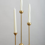 Fort Standard Brass Spindle Candle Holders