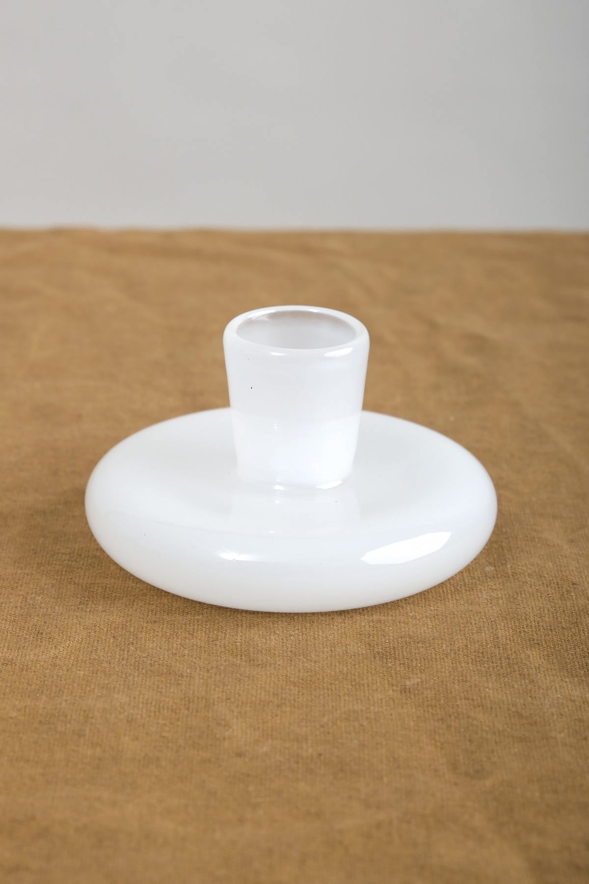 Gary Bodker Glass Candle Holder in Cotton