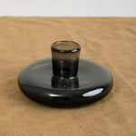 Gary Bodker Glass Candle Holder in Charcoal