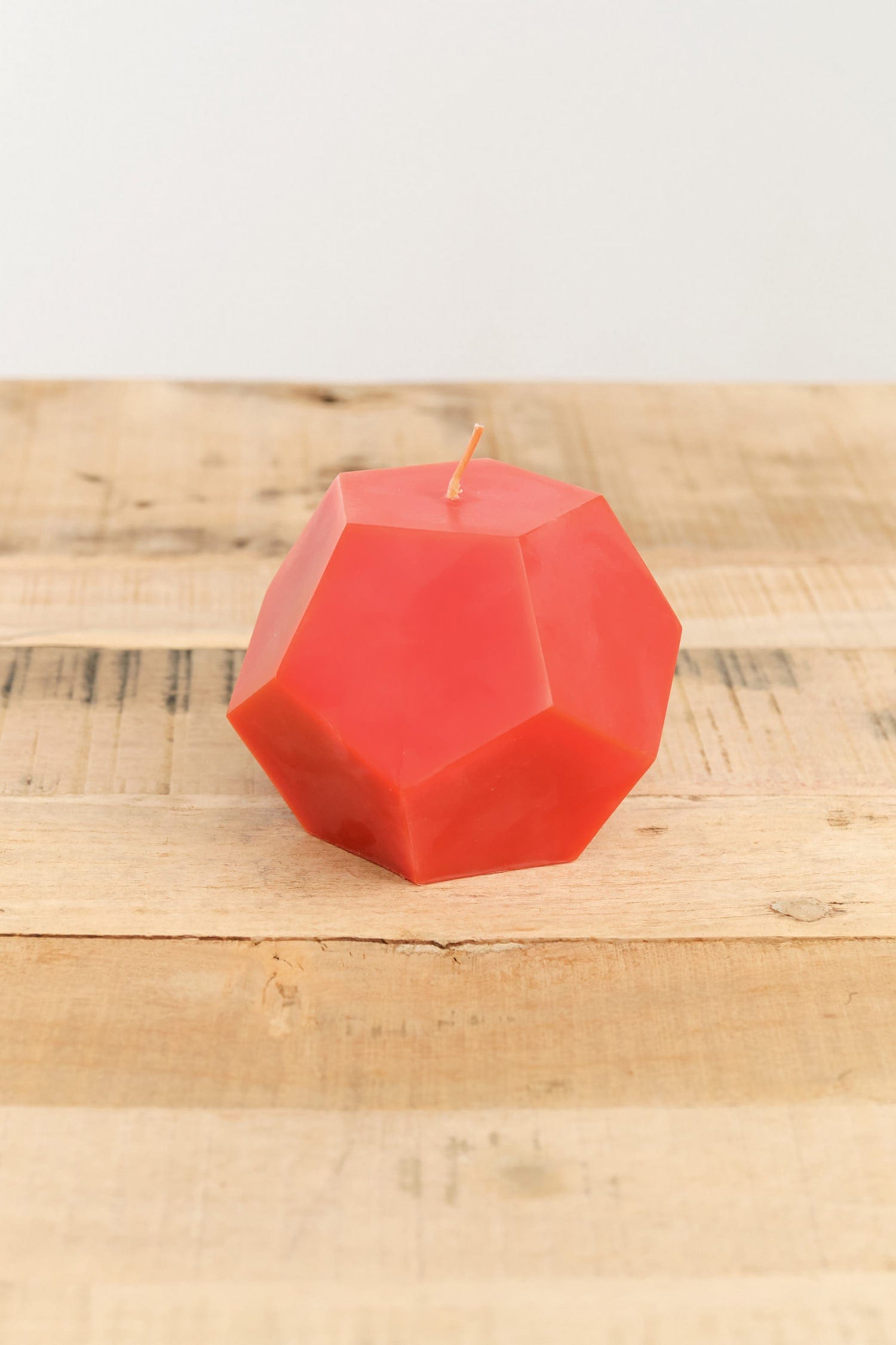 Greentree Home Home Candles Dodecahedron Candle Tangerine