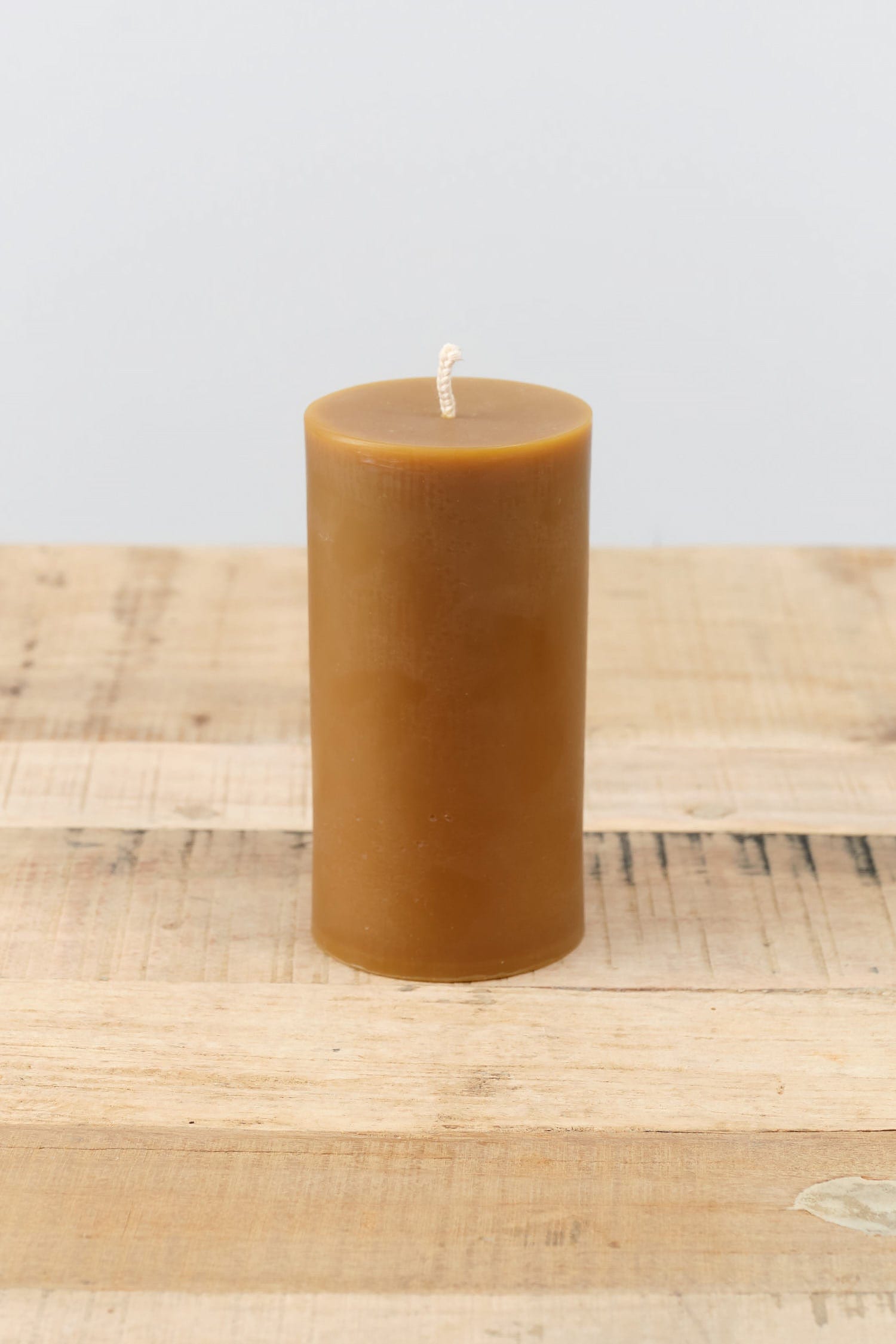 Greentree Home Home Candles Pillar Candle in Burnt Amber Burnt Amber / 6" H X 3" Dia