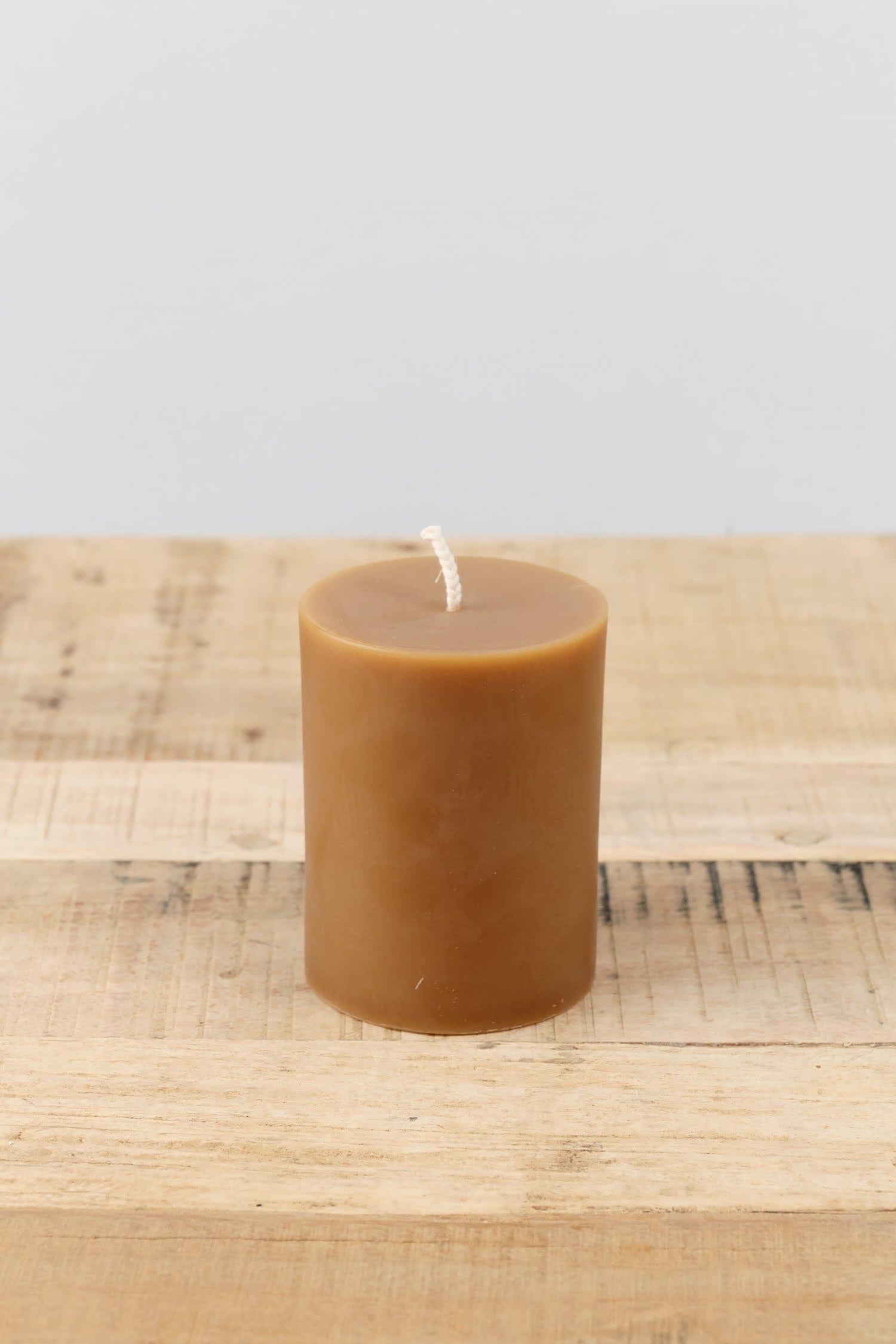 Greentree Home Home Candles Pillar Candle in Burnt Amber Burnt Amber / 4" H X 3" Dia