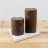 Greentree Home Home Candles Pillar Candle in Espresso