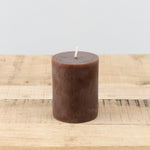 Greentree Home Home Candles Pillar Candle in Espresso Espresso / 4" H X 3" Dia