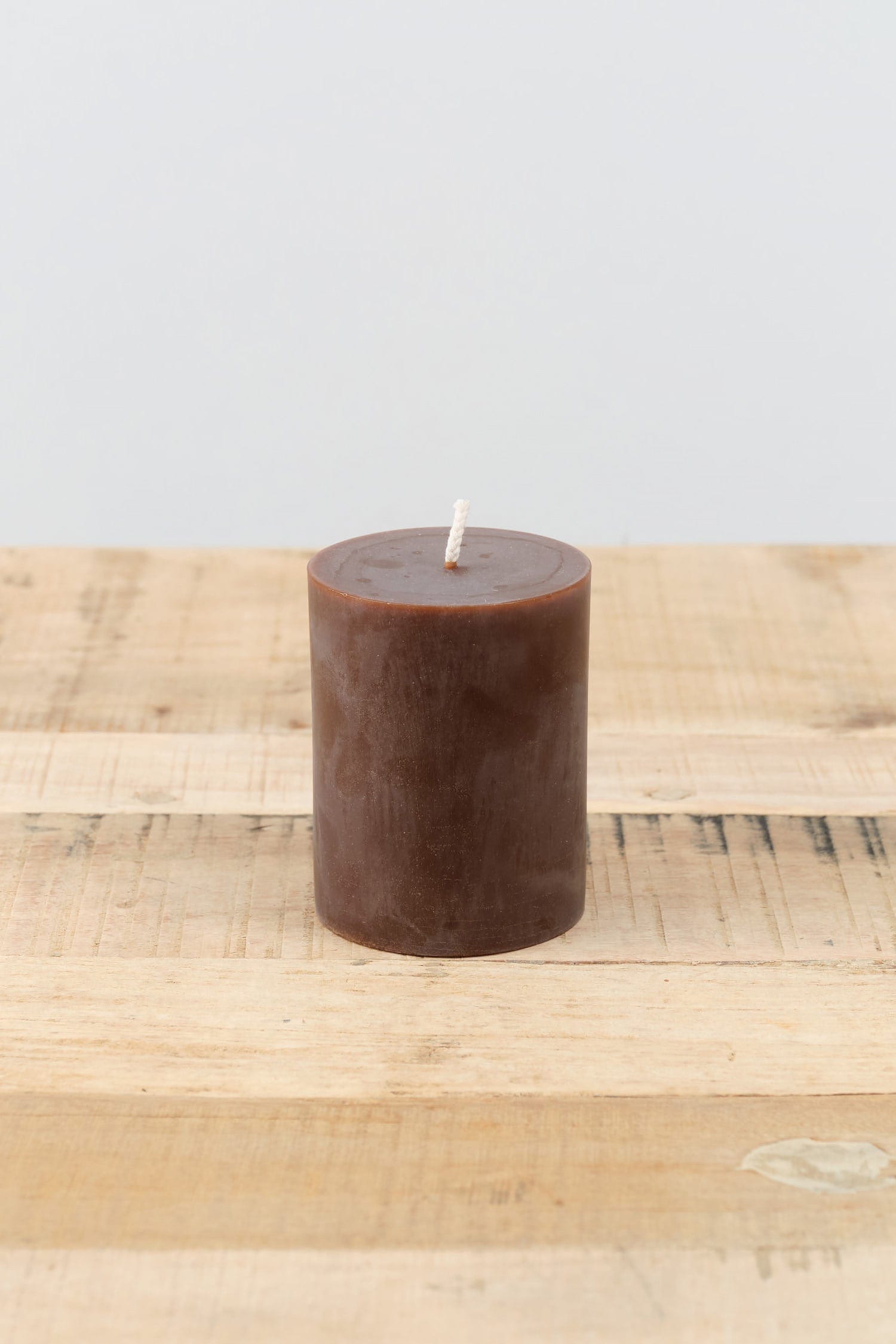 Greentree Home Home Candles Pillar Candle in Espresso Espresso / 4" H X 3" Dia