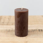 Greentree Home Home Candles Pillar Candle in Espresso Espresso / 6" H X 3" Dia