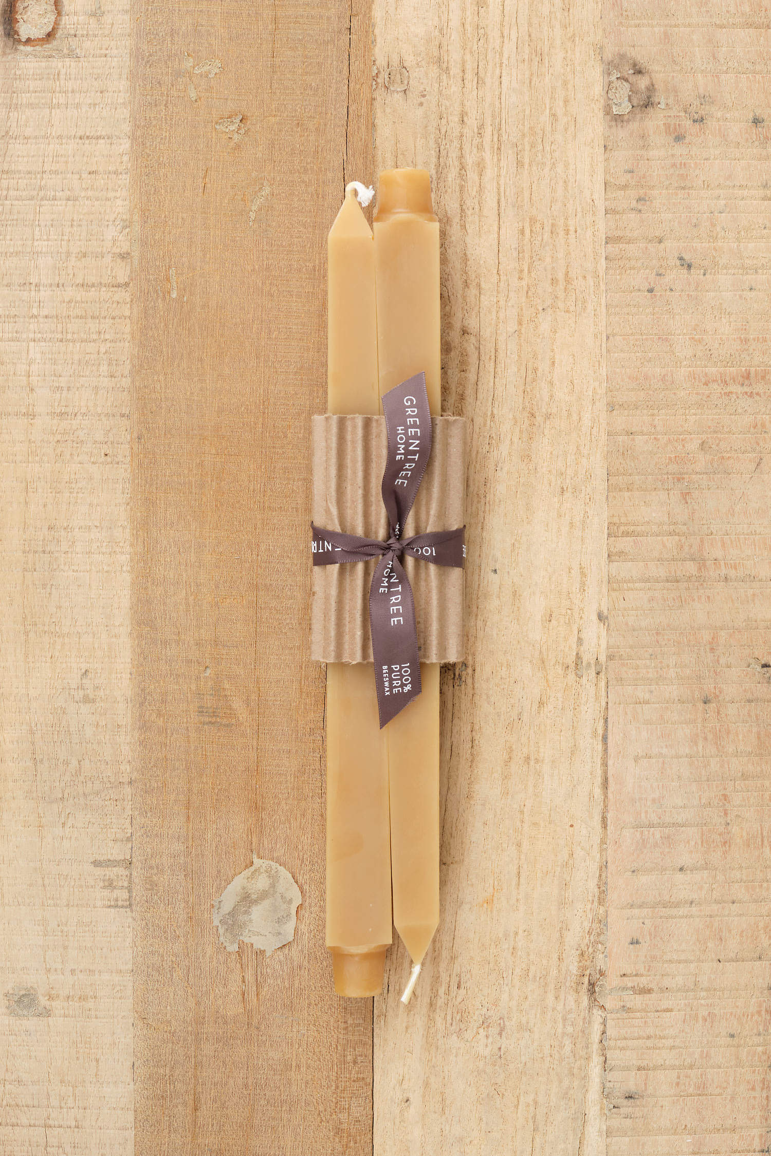 Greentree Home Home Candles Square Taper Candles Natural