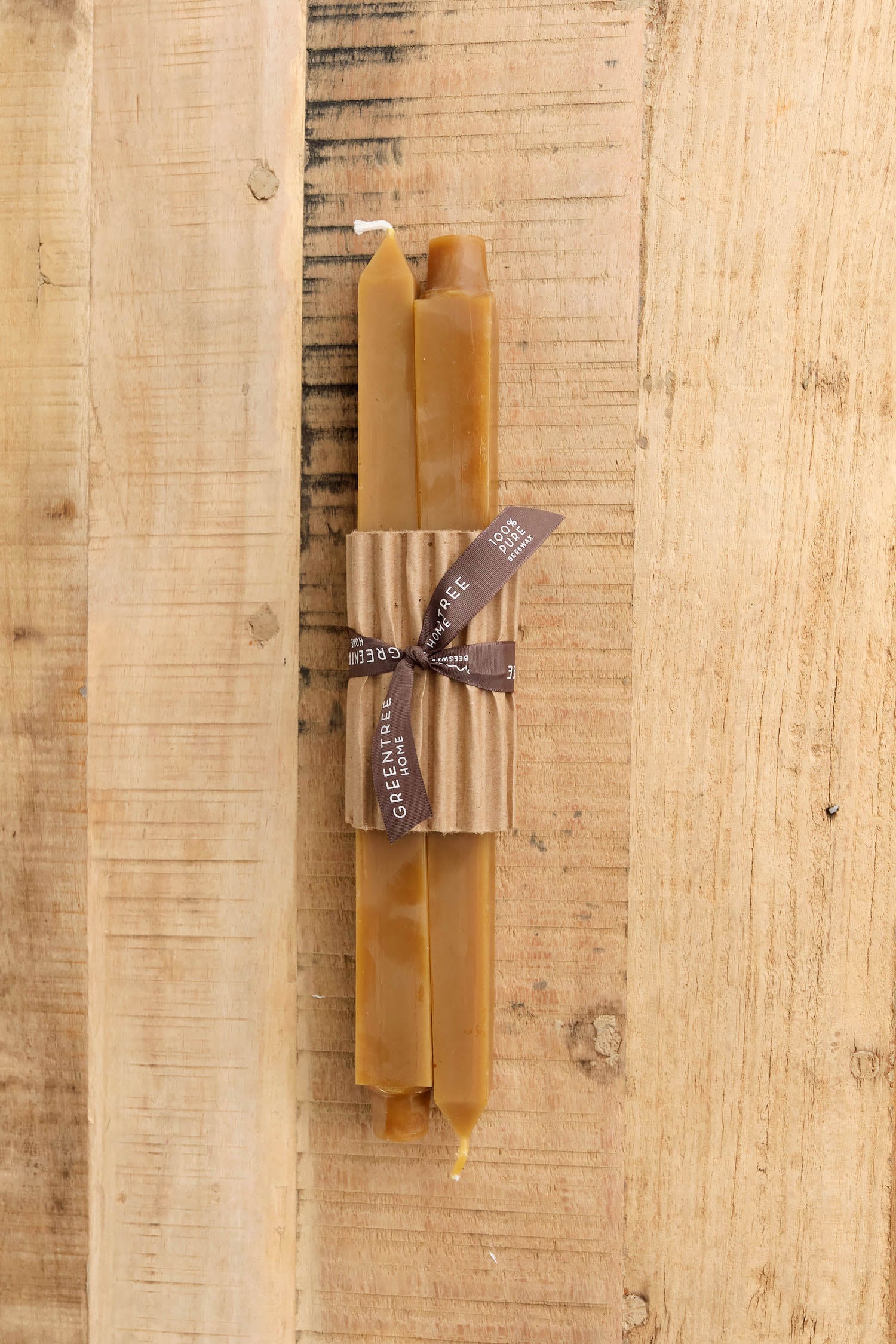 Greentree Home Home Candles Square Taper Candles Burnt Amber