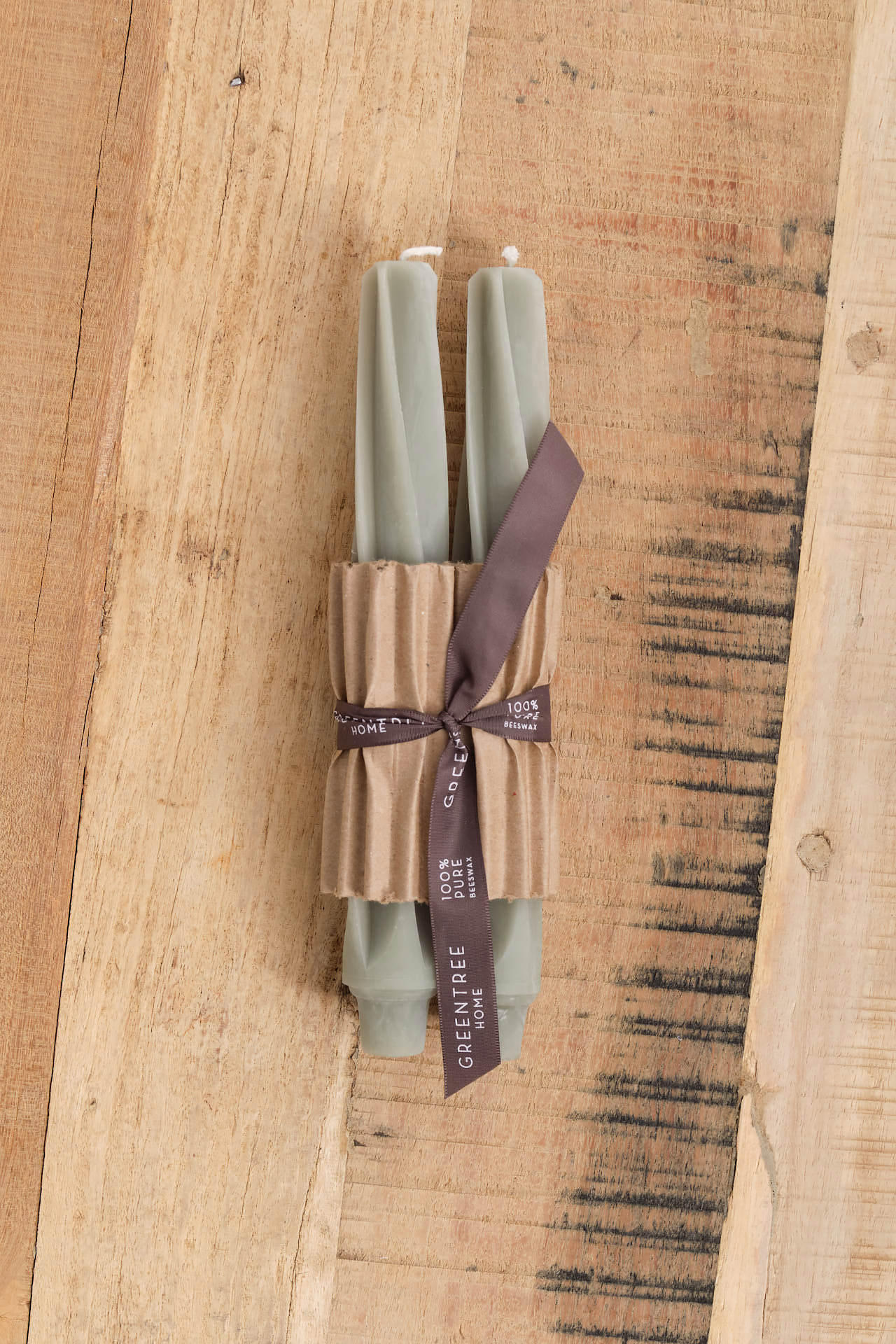 Greentree Home Home Candles Twist Taper Candles Eucalyptus