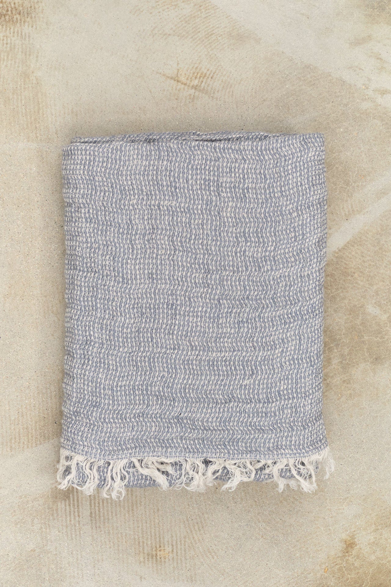 Hale Mercantile Home Bedding Crush Linen Throw Fonda / 63" L X 83" W