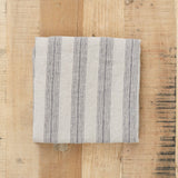Hale Mercantile Home Bedding Euro Basix Stripe Pillowcase Nox/Sable / 26" L X 26" W