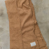 Hale Mercantile Home Bedding Flocca Blanket Russo / 90" L X 99" W