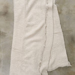 Hale Mercantile Home Bedding Flocca Blanket Sable / 90" L X 99" W