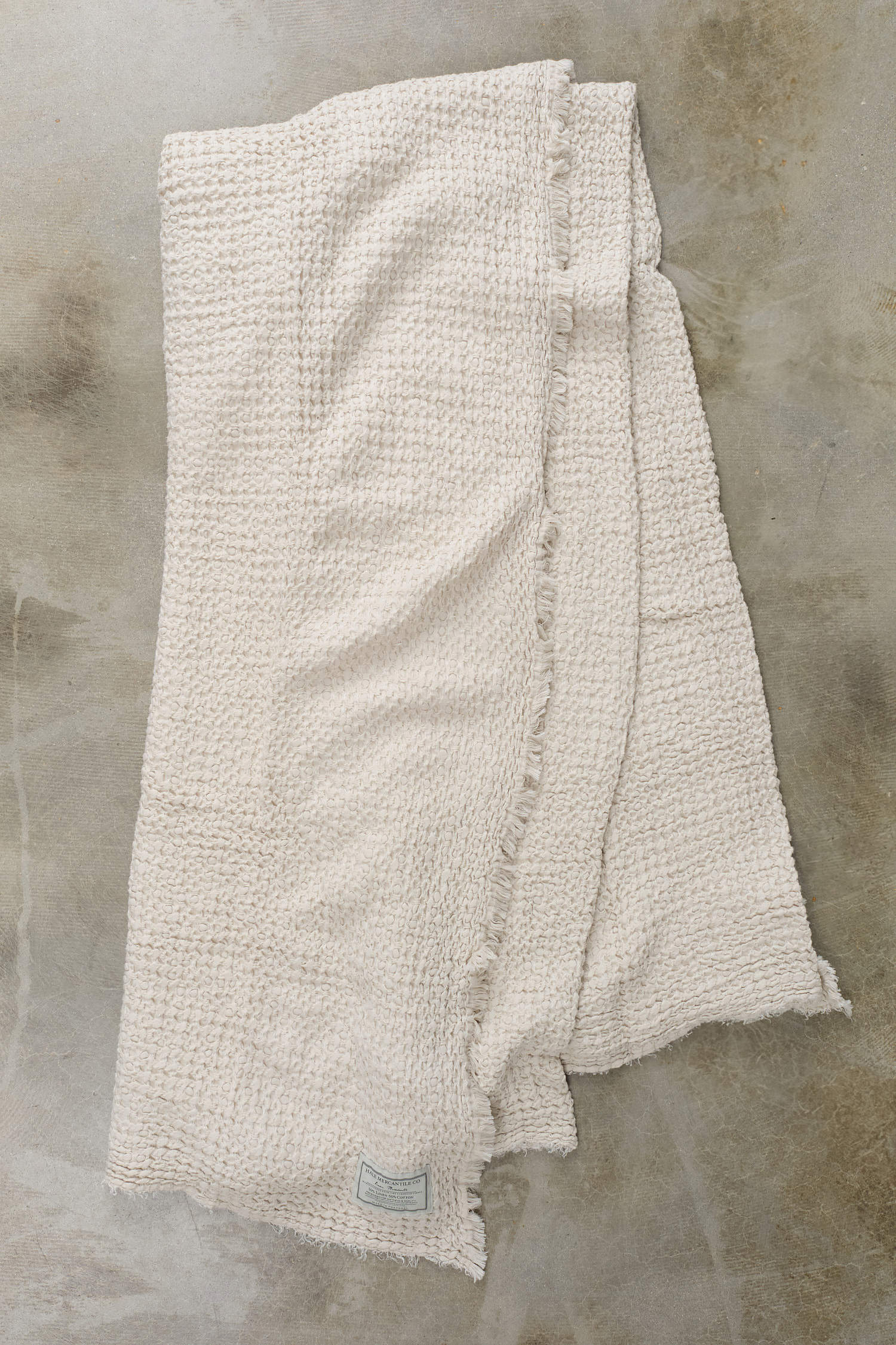 Hale Mercantile Home Bedding Flocca Blanket Sable / 90" L X 99" W
