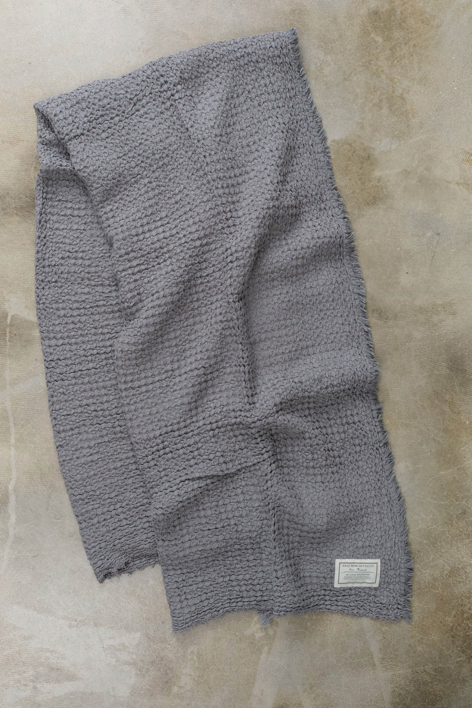 Hale Mercantile Home Bedding Flocca Blanket Tempest / 90" L X 99" W