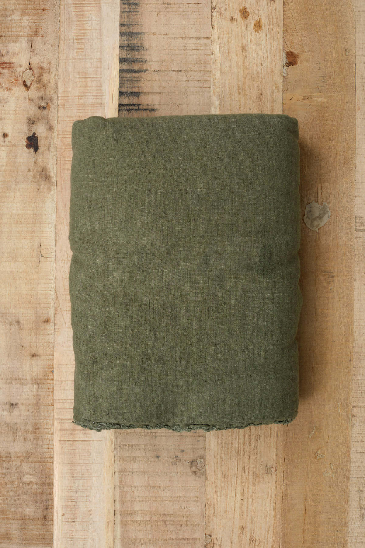 Hale Mercantile Home Bedding Flocca Duvet Cover Armee / Queen