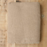 Hale Mercantile Home Bedding Queen/King Flocca Flat Sheet Carmel / 102" L X 112" W