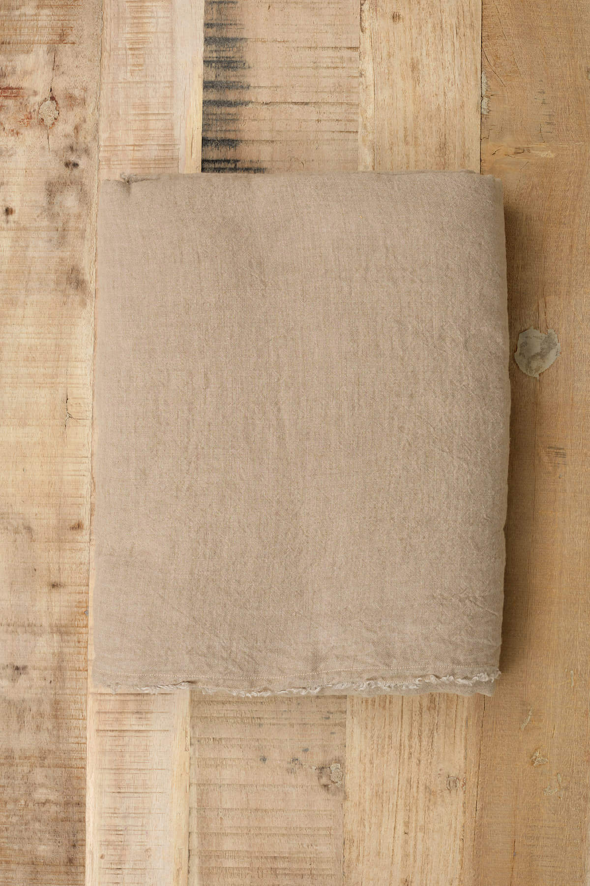 Hale Mercantile Home Bedding Queen/King Flocca Flat Sheet Carmel / 102" L X 112" W