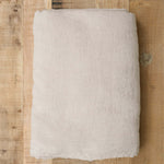 Hale Mercantile Home Bedding Queen/King Flocca Flat Sheet Sable / 102" L X 112" W