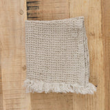 Hale Mercantile Home Bath Towels Waffle Face Towel Sable / 13" L X 13" W