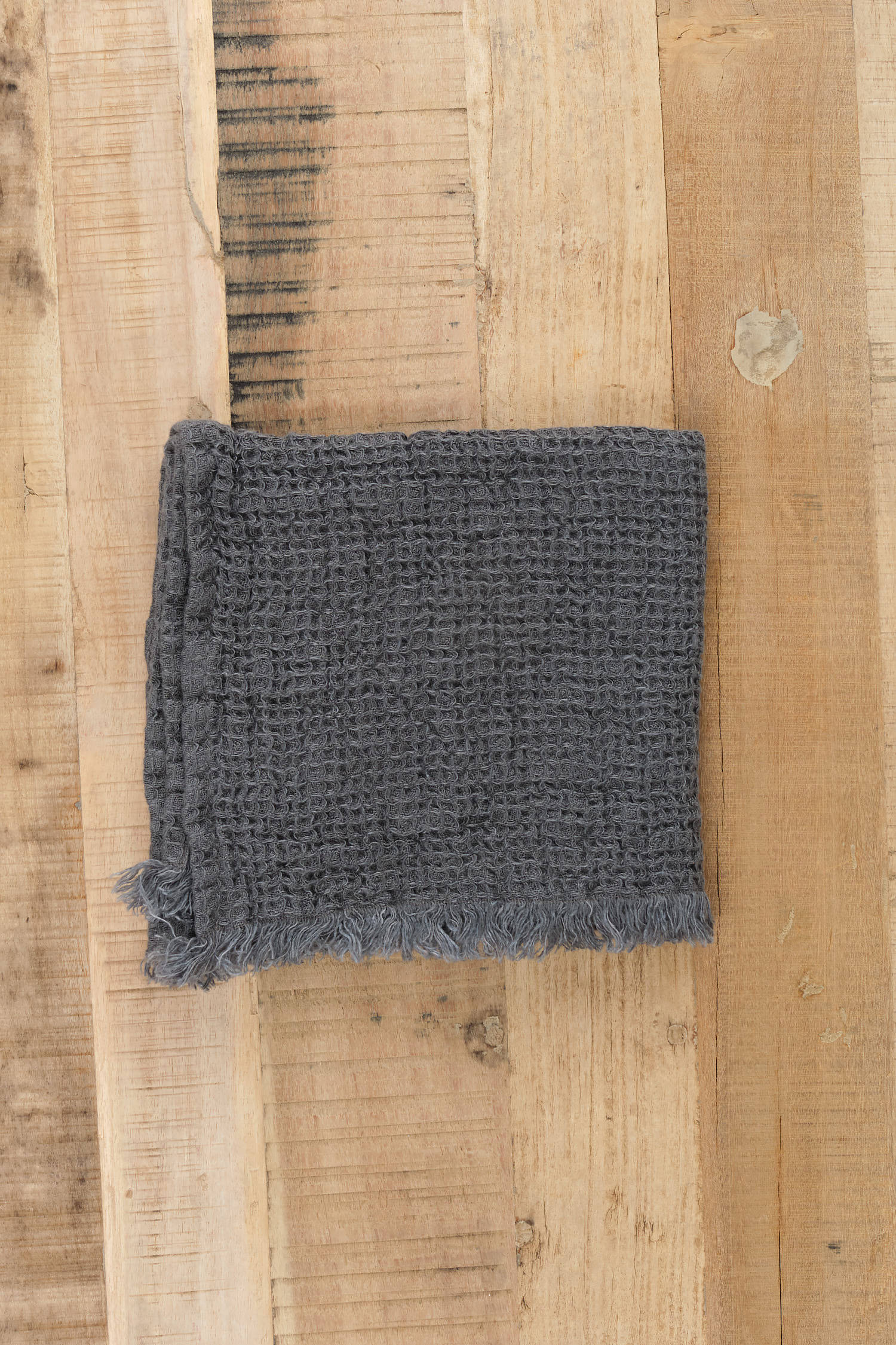 Hale Mercantile Home Bath Textiles Waffle Hand Towel Tempest / 19" L X 32" W