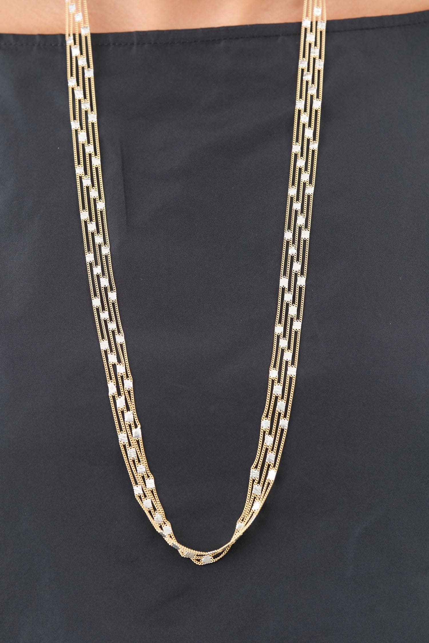 Hannah Keefe Jewelry Necklaces Constellations Necklace Brass / 31" L X 0.5" W