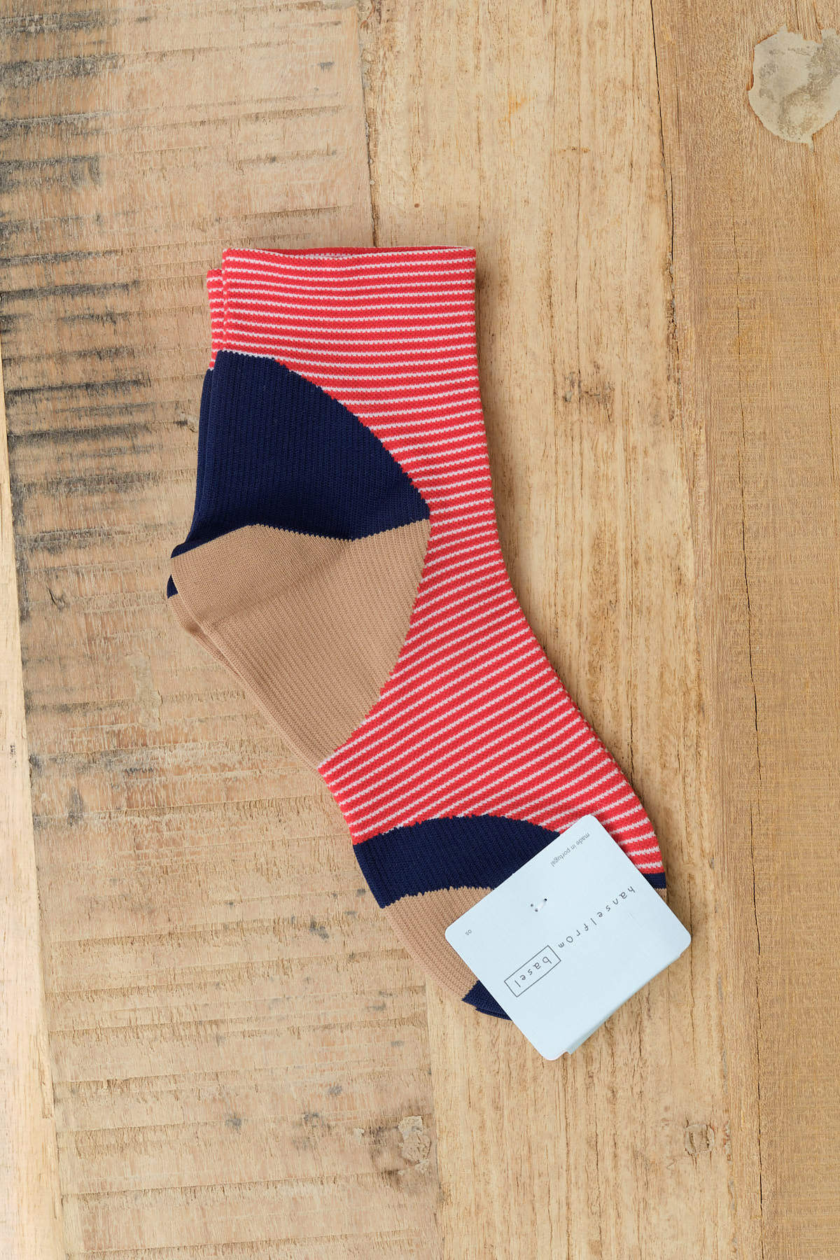 Hansel From Basel Accessories Socks and Tights Ping Pong Sporty Short Crew Red