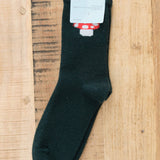 Hansel From Basel Accessories Socks and Tights Red Cap Cashmere Crew Socks Hunter Green