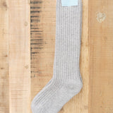 Hansel From Basel Accessories Socks and Tights Reverse Rib Knee Hi Socks in Mist Mist
