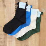 Hansel From Basel Accessories Socks and Tights Sea Island Cotton Crew Socks in Green Green