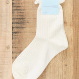 Hansel From Basel Accessories Socks and Tights Sea Island Cotton Crew Socks in White White