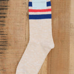 Hansel From Basel Accessories Socks and Tights Varsity Slub Crew Socks Ivory / One Size