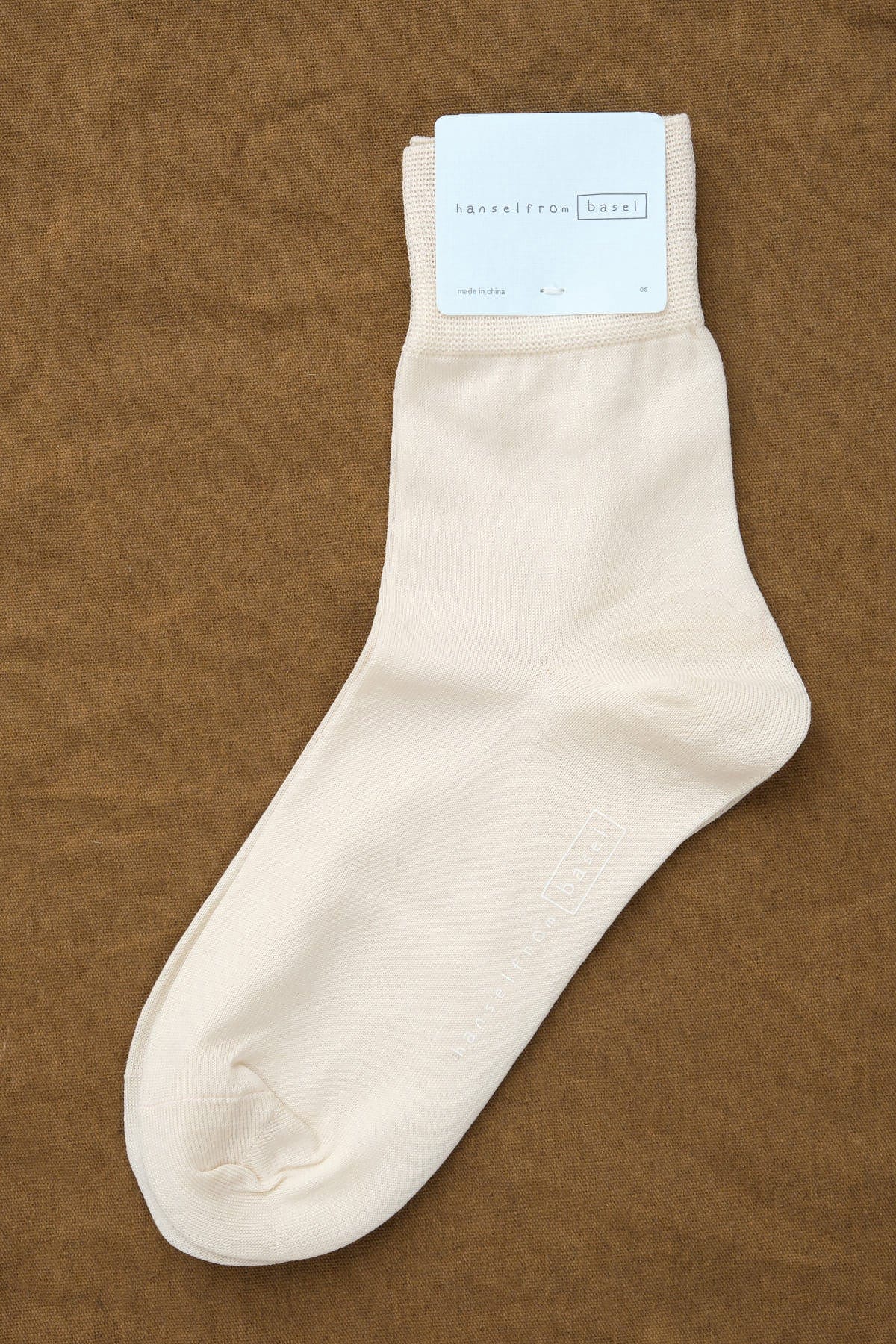 Trouser Crew Socks in Ivory