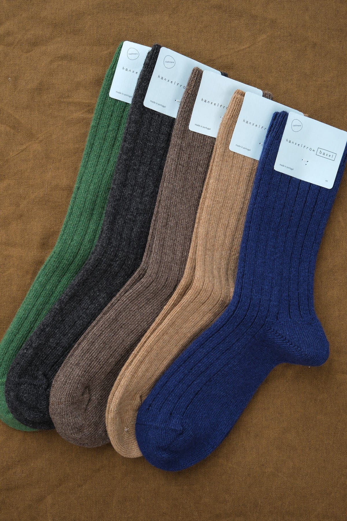 Italia Cashmere Cozy Rib Crew Socks