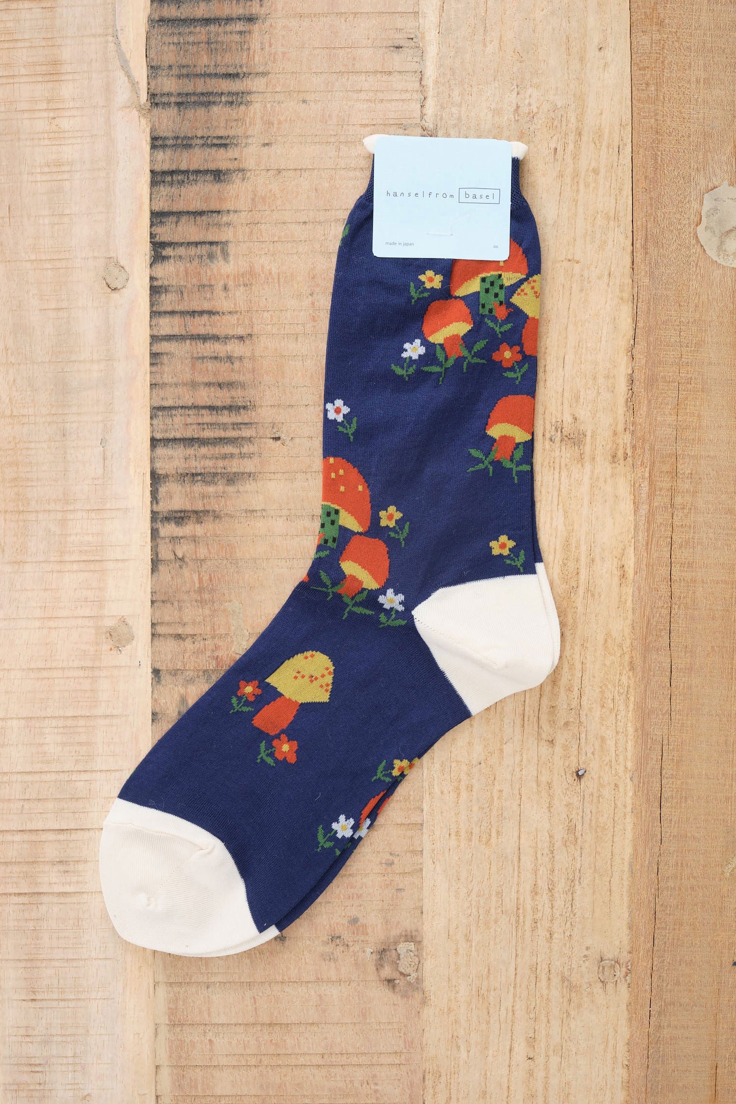 Hansel From Basel Accessories Socks and Tights Toadstool Crew Socks Navy