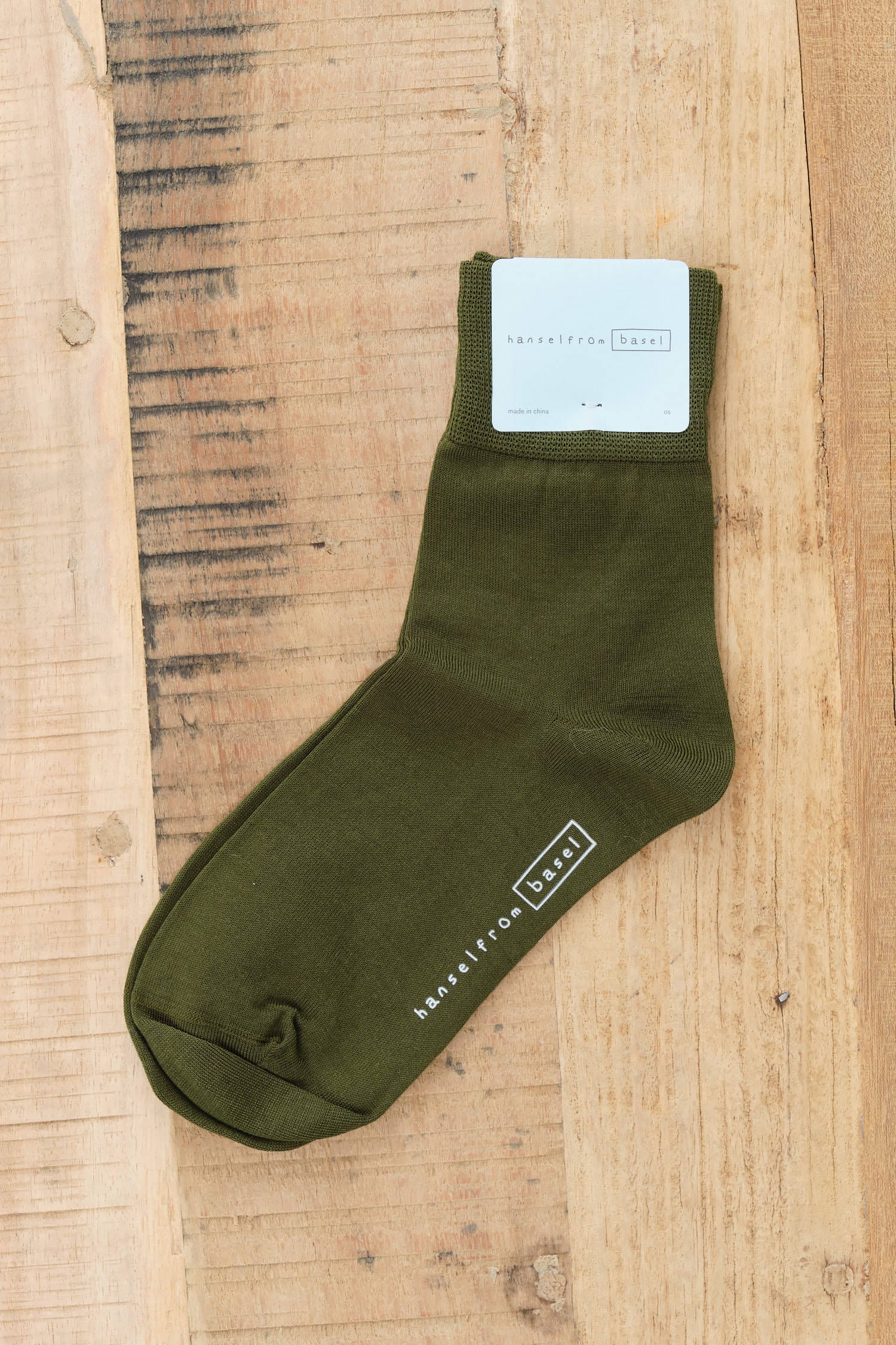 Hansel From Basel Accessories Socks and Tights Trouser Crew Socks Moss