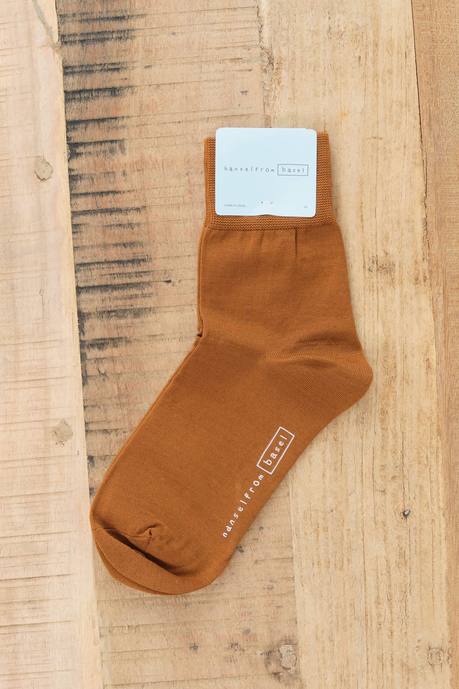 Hansel From Basel Accessories Socks and Tights Trouser Crew Socks Dark Ochre